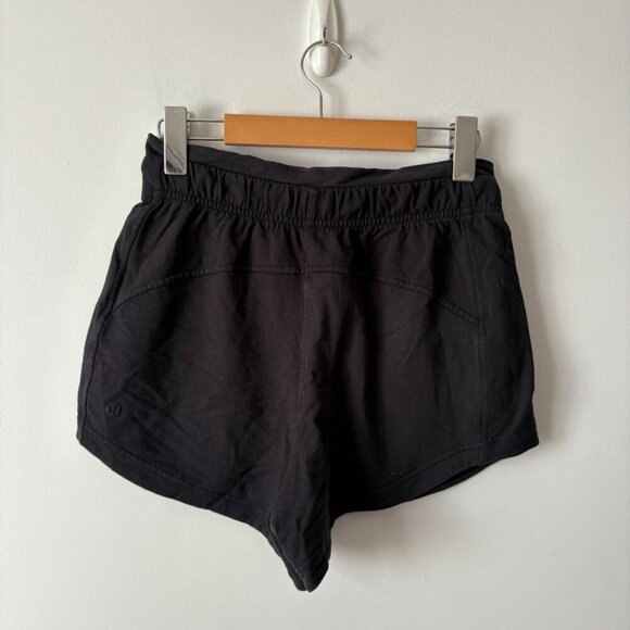 Lululemon Inner Glow Short 3" *Terry Black Size 4 - Picture 4 of 5